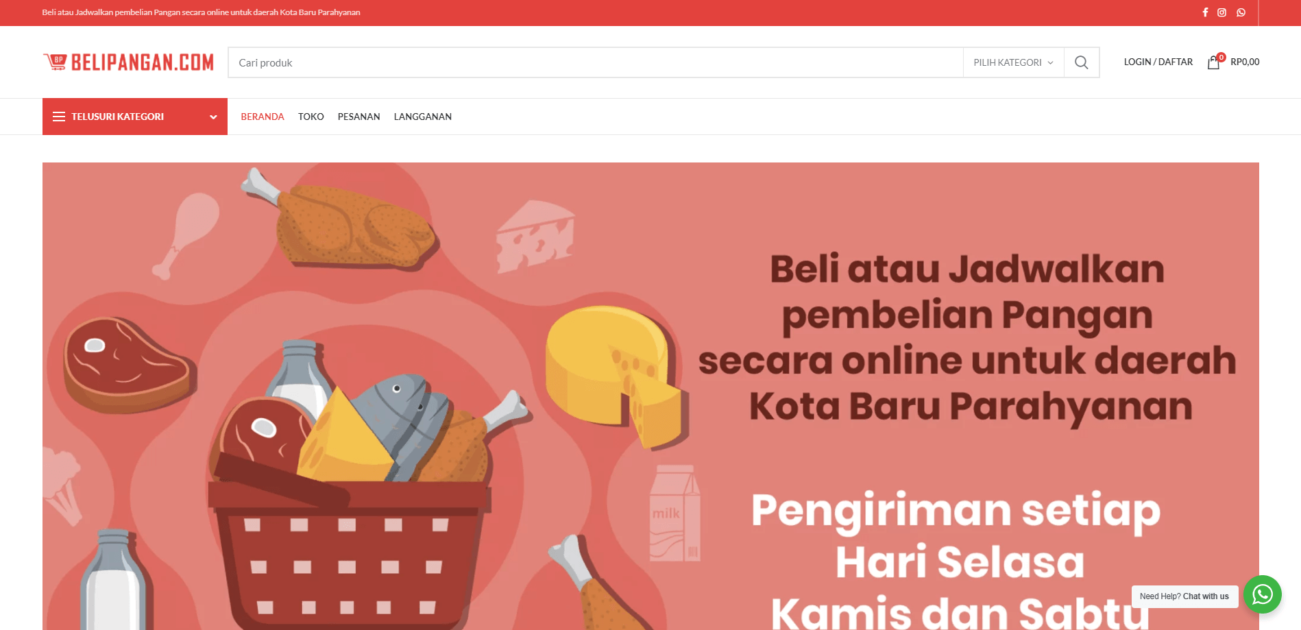 BeliPangan eCommerce