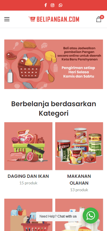 BeliPangan eCommerce — 2