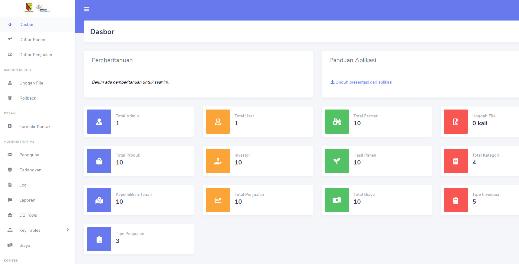 Bertani Web App — 2