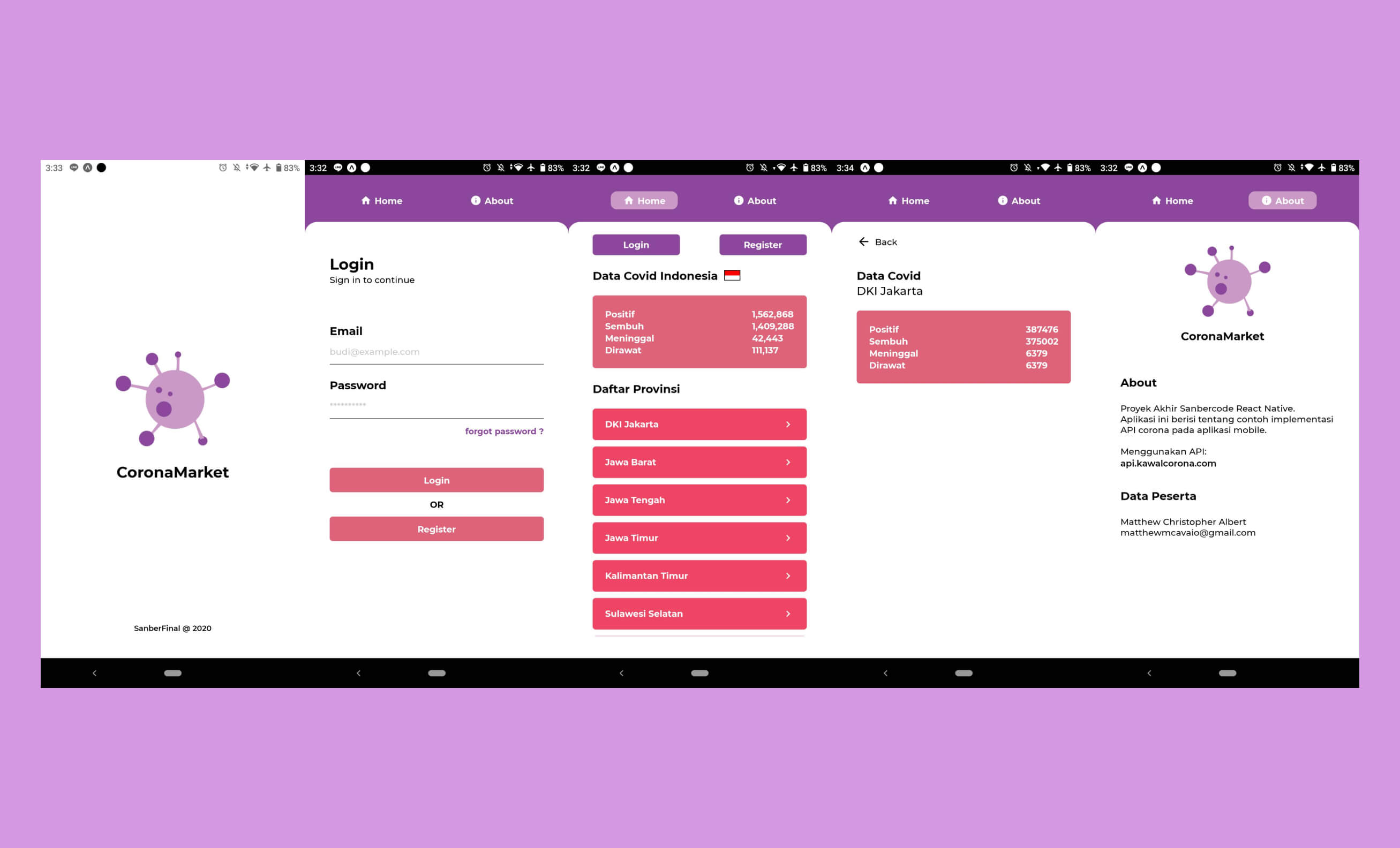 React Native Bootcamp Final Project — 2