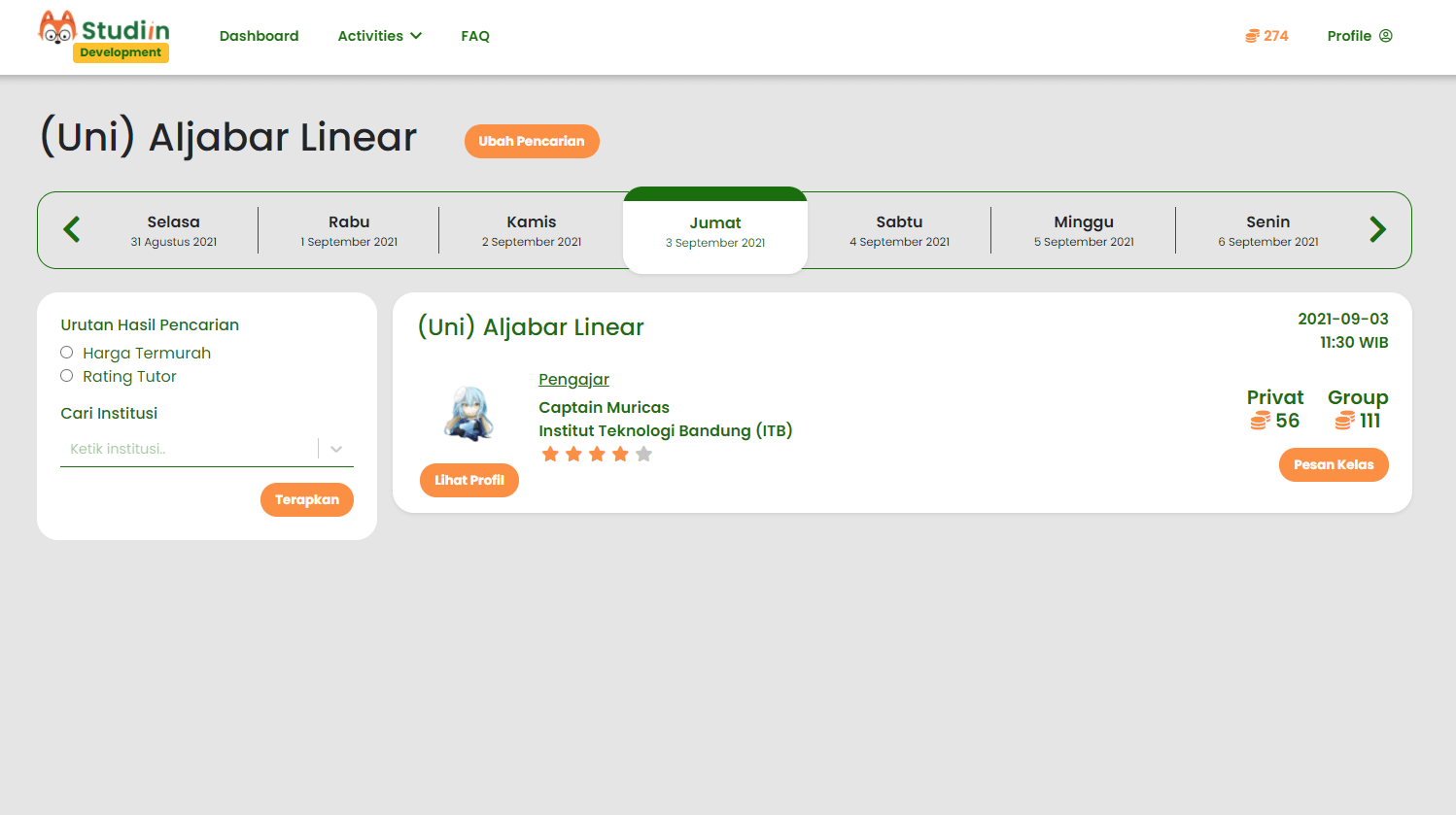 Studiin.id Web Client — 4